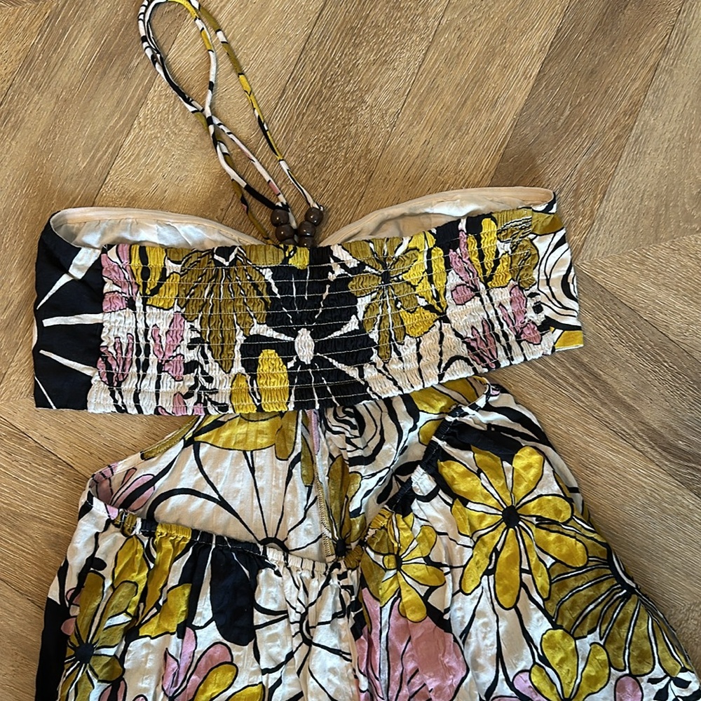 Anthropologie Bead Wide Leg Jumpsuit - Picture 7 of 9
